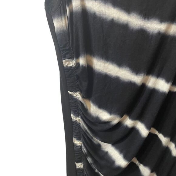 Fate & Fortune Side Ruched Tie Dye Maxi Dress Size MED NWT - Picture 4 of 7